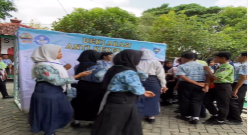 Deklarasi Anti Kekerasan oleh Seluruh Peserta didik kelas X