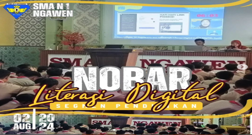 Nonton Bareng Literasi Digital Segmen Pendidikan di Cabdin 4