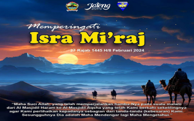 Selamat Memperingati Isra Mi'raj Nabi Muhammad SAW 1445 H